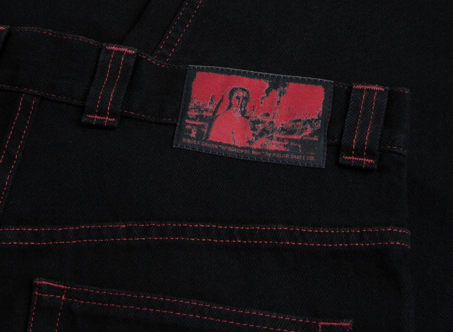 Polar Skate Co Big Boy Pants Apocalypse Nun Black / Red - Polar Skate Co