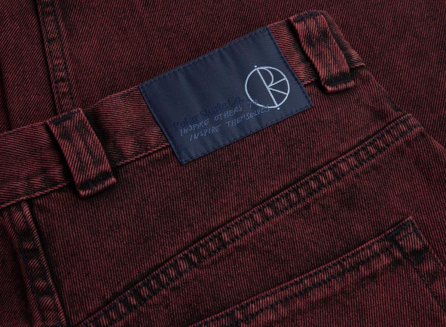 Polar Skate Co Big Boy Pants Red Black - Polar Skate Co