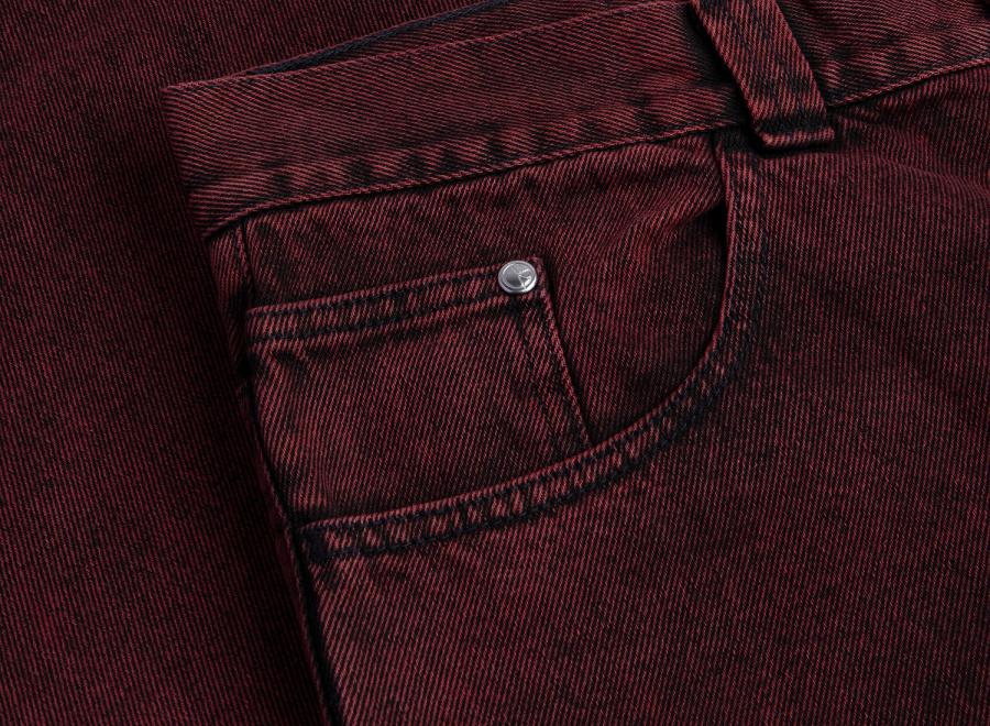 Polar Skate Co Big Boy Pants Red Black - Polar Skate Co