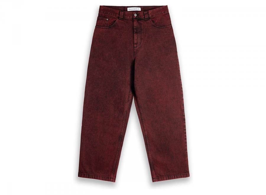 Polar Skate Co Big Boy Pants Red Black - Polar Skate Co
