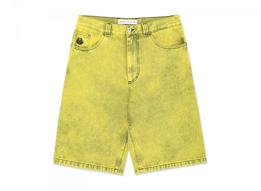 Polar Skate Co Big Boy Shorts Angel Child Lemon / Black - Polar Skate Co