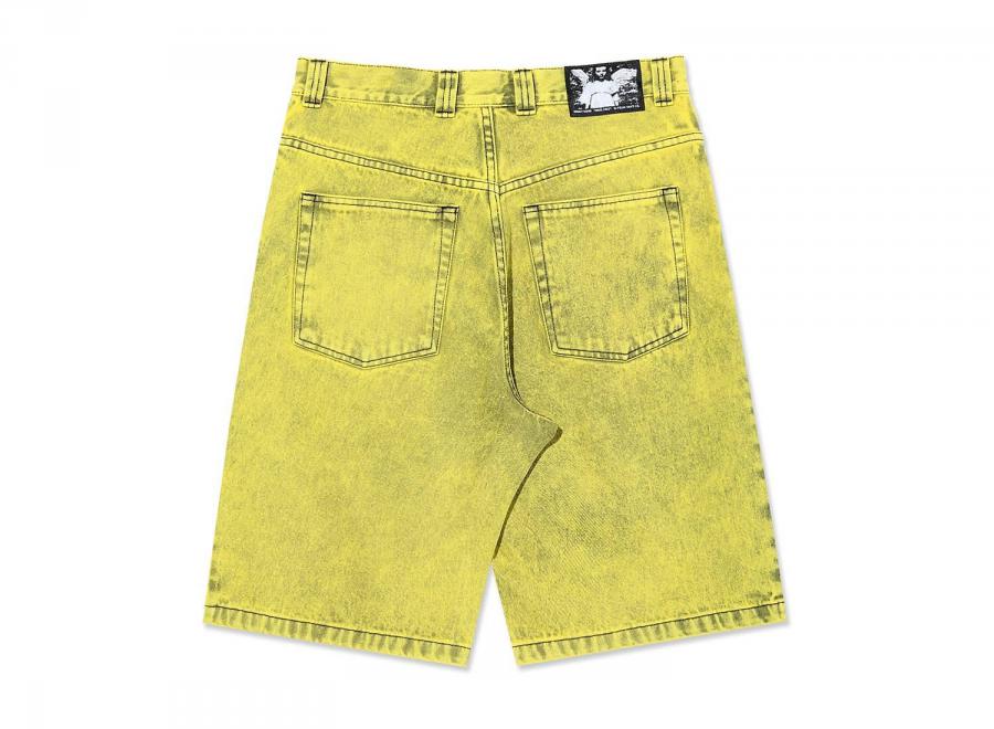 Polar Skate Co Big Boy Shorts Angel Child Lemon / Black - Polar Skate Co