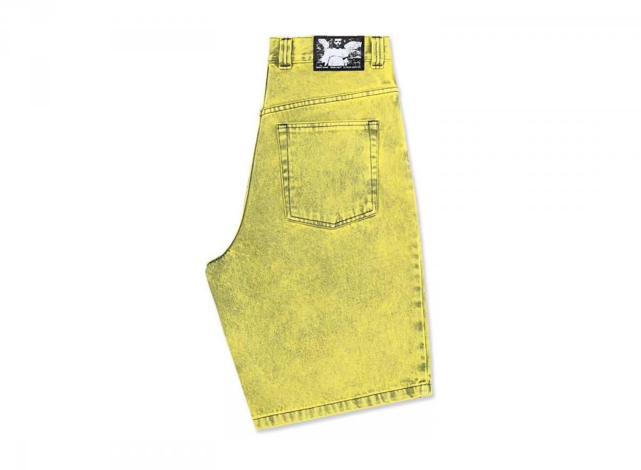 Polar Skate Co Big Boy Shorts Angel Child Lemon / Black - Polar Skate Co
