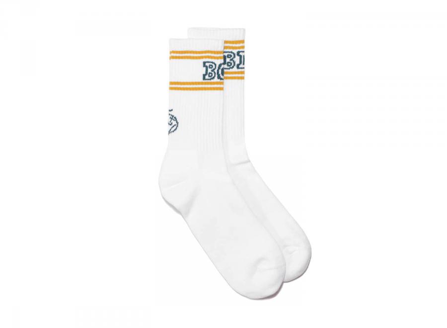 Polar Skate Co Big Boy Socks White / Teal / Orange - Polar Skate Co