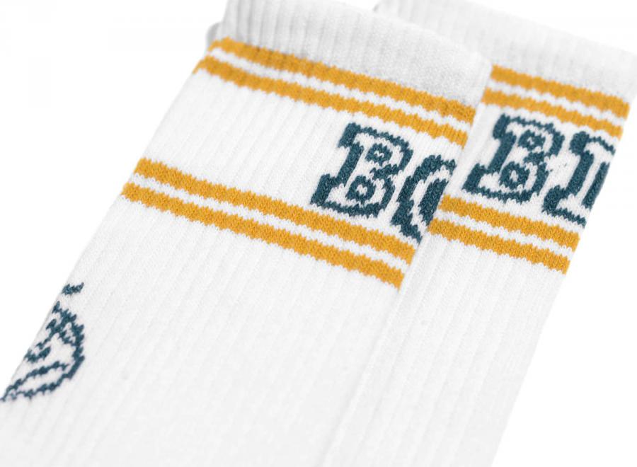 Polar Skate Co Big Boy Socks White / Teal / Orange - Polar Skate Co