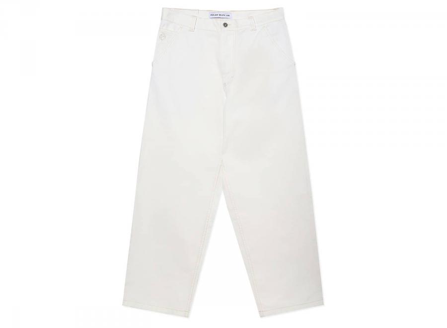 Polar Skate Co Big Boy Work Pants Ecru - Polar Skate Co