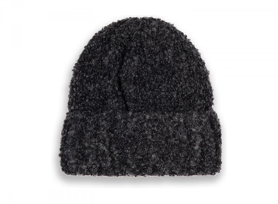 Polar Skate Co Fluff Beanie Black - Polar Skate Co