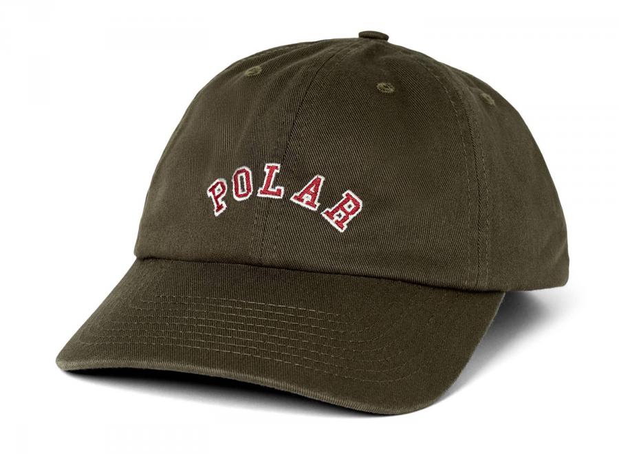 Polar Skate Co Sai Cap College Army Green - Polar Skate Co