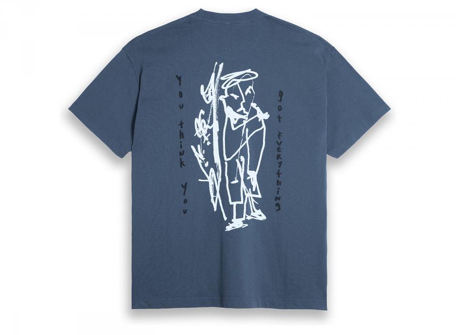 Polar Skate Co Tee Got Everything Grey Blue - Polar Skate Co