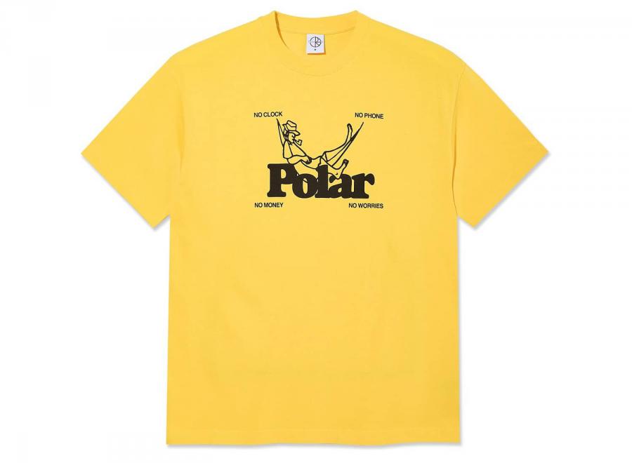 Polar Skate Co Tee No Worries Lemon - Polar Skate Co