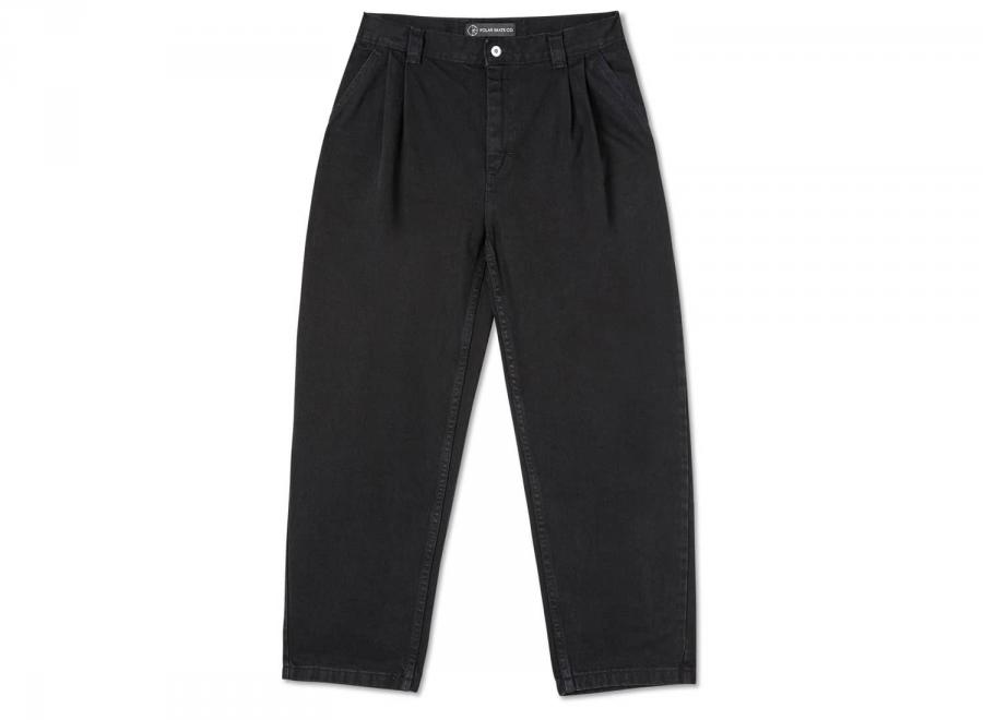 Polar Skate Co Grund Chinos Pitch Black - Polar Skate Co