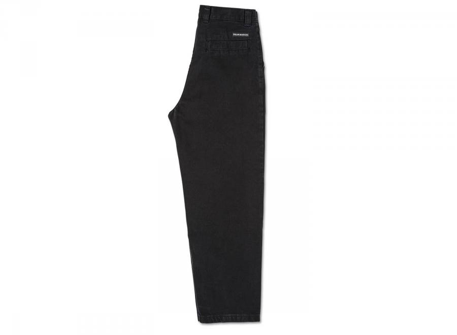 Polar Skate Co Grund Chinos Pitch Black - Polar Skate Co