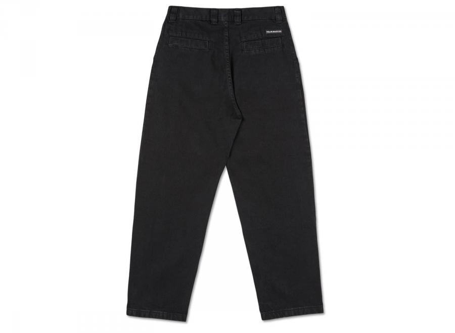 Polar Skate Co Grund Chinos Pitch Black - Polar Skate Co