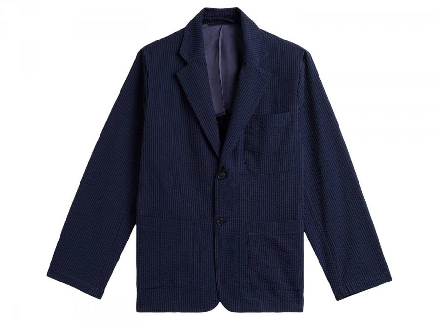 Portuguese Flannel Atlantico Blazer Navy - Portuguese Flannel