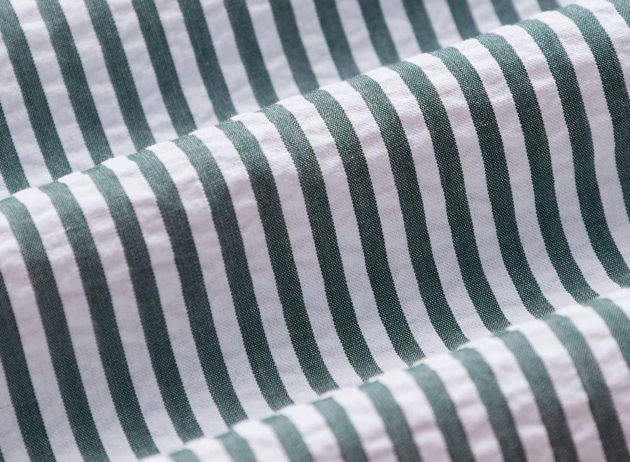 Portuguese Flannel Atlantico Stripes Shirt Green - Portuguese Flannel