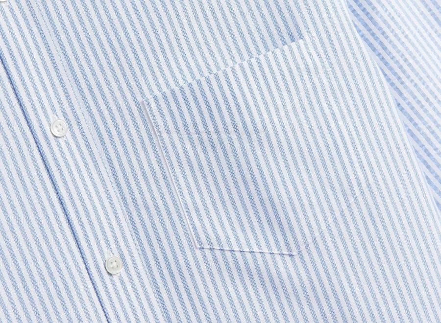 Portuguese Flannel Belavista Stripes Shirt Light Blue - Portuguese Flannel