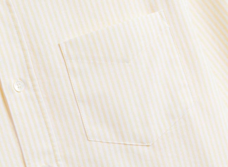 Portuguese Flannel Belavista Stripes Shirt Yellow - Portuguese Flannel