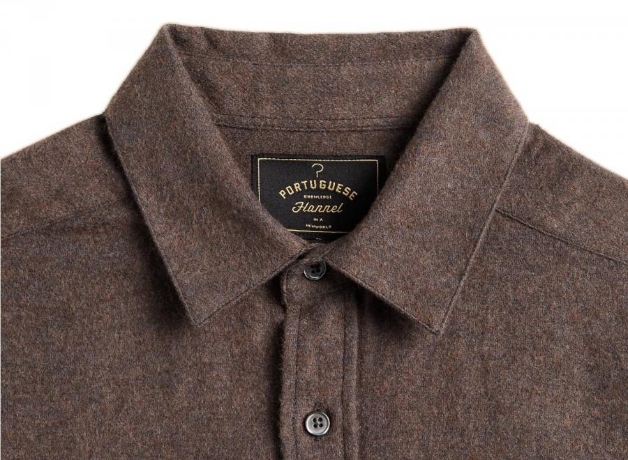 Portuguese Flannel Suavis Shirt Brown - Portuguese Flannel