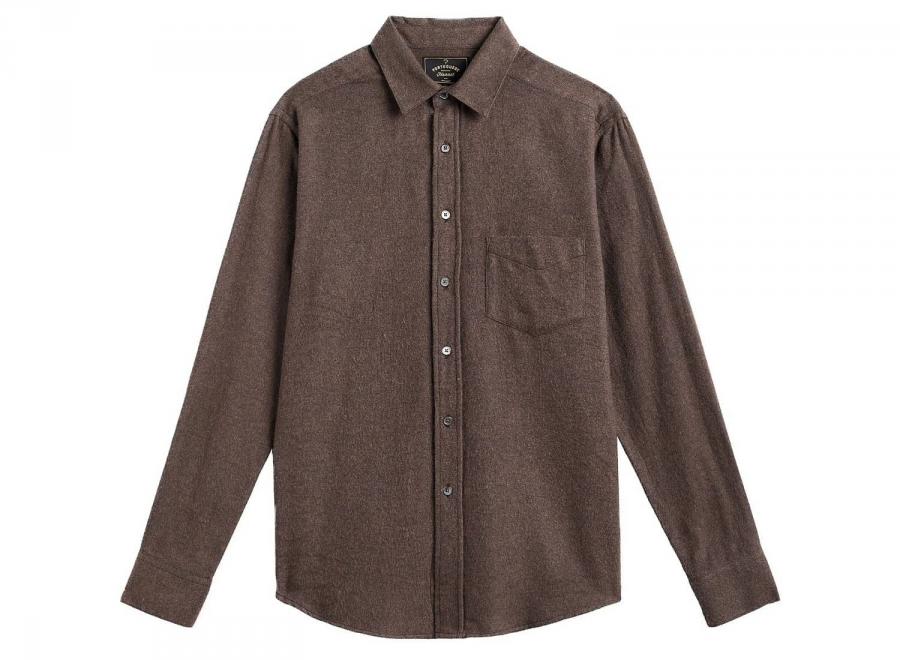 Portuguese Flannel Suavis Shirt Brown - Portuguese Flannel
