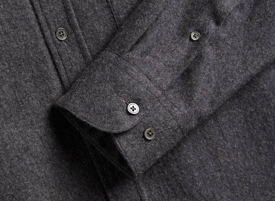 Portuguese Flannel Suavis Shirt Grey - Portuguese Flannel