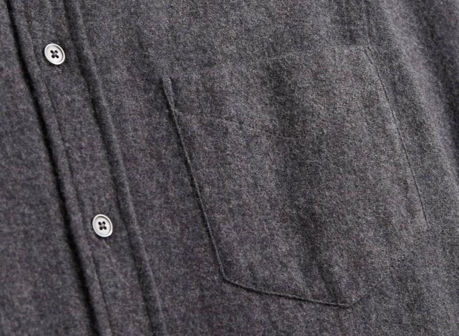 Portuguese Flannel Suavis Shirt Grey - Portuguese Flannel