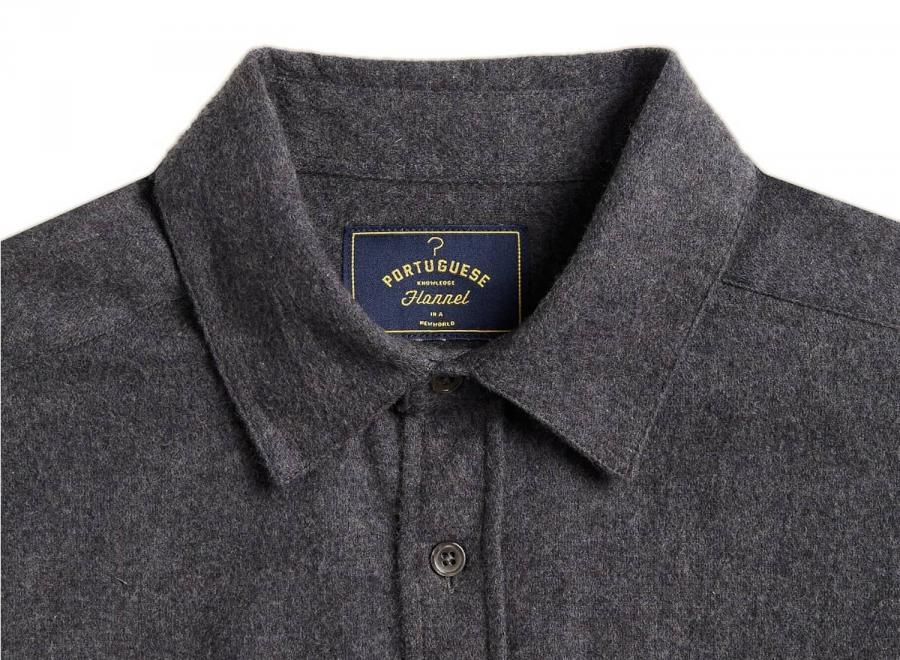 Portuguese Flannel Suavis Shirt Grey - Portuguese Flannel