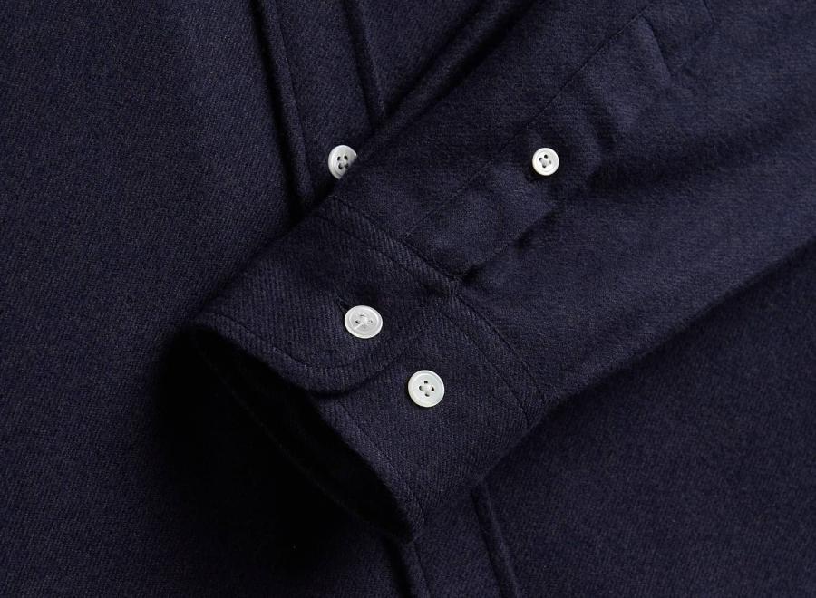 Portuguese Flannel Teca Shirt Navy - Portuguese Flannel