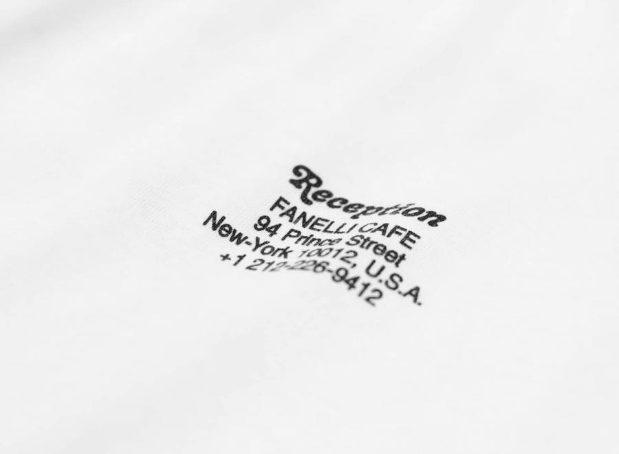 Reception Tshirt Fanelli Cafe White - Reception