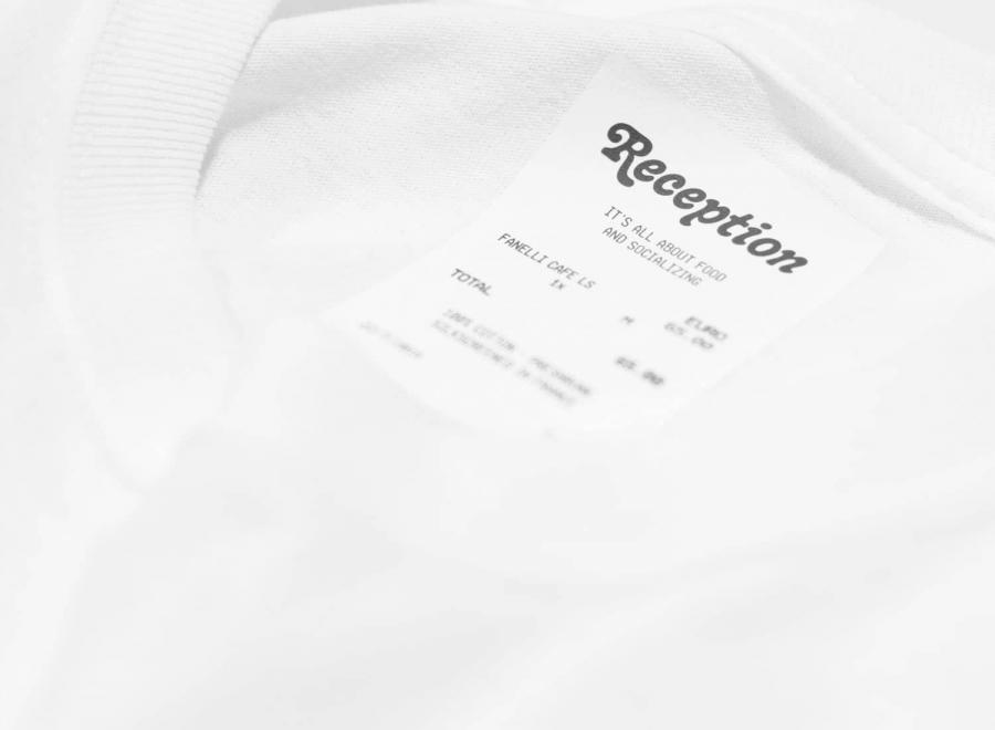 Reception Tshirt Fanelli Cafe White - Reception