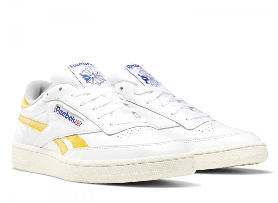 Reebok Club C Revenge Plus White / Tonic Yellow DV7178 - Reebok