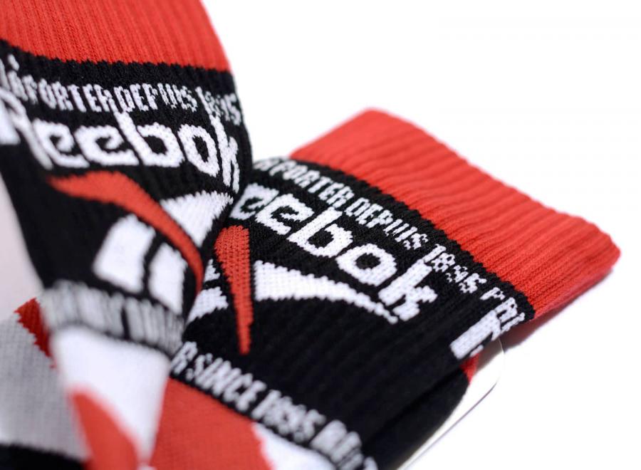 Reebok Classics Graphic Vector Crew Socks Black ED1300 - Reebok