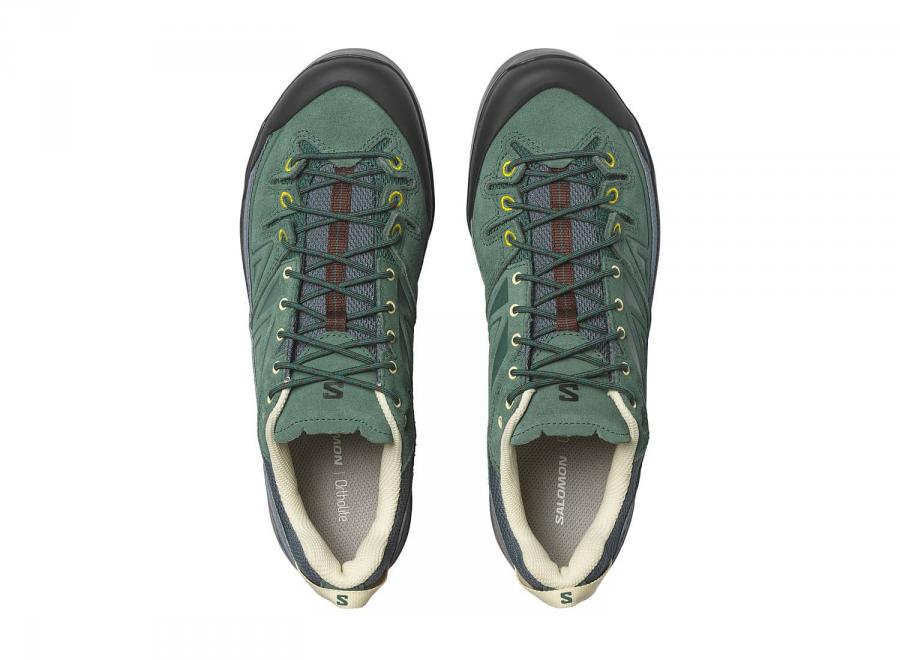 Salomon X-Alp Leather Bistro Green / Stormy Weather / Black L49196500 - Salomon