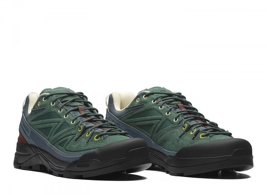 Salomon X-Alp Leather Bistro Green / Stormy Weather / Black L49196500 - Salomon