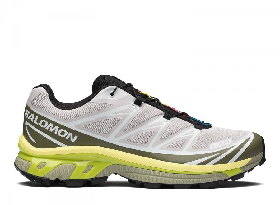 Salomon XT-6 Lunar Rock / Deep Lichen Green / Bright Chartreuse L49306500 - Salomon