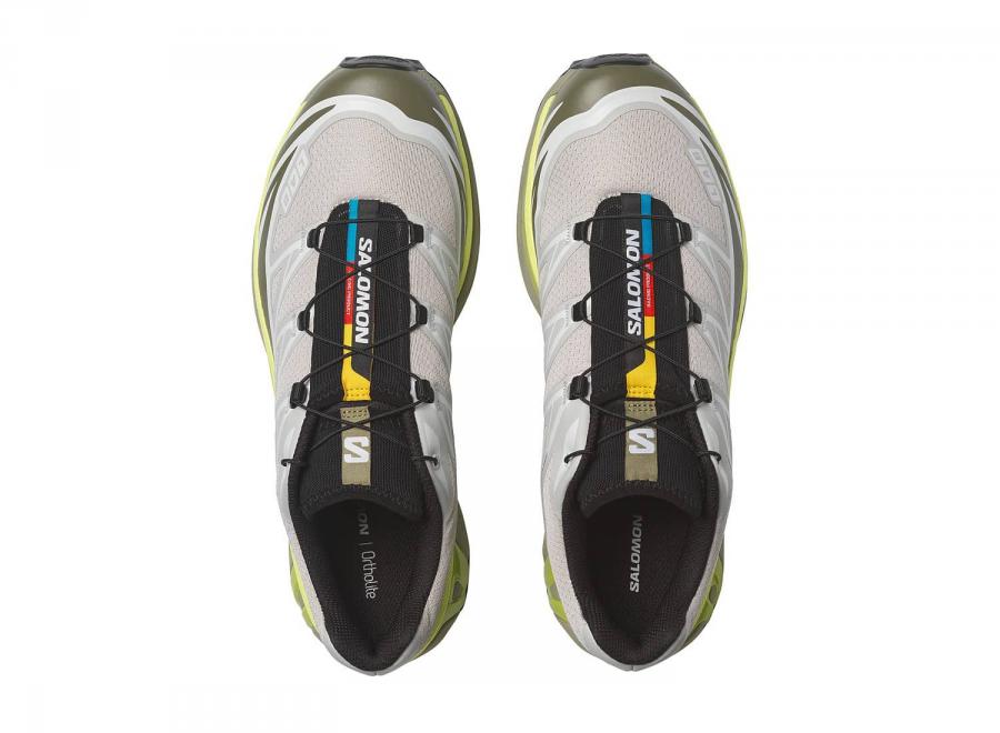 Salomon XT-6 Lunar Rock / Deep Lichen Green / Bright Chartreuse L49306500 - Salomon