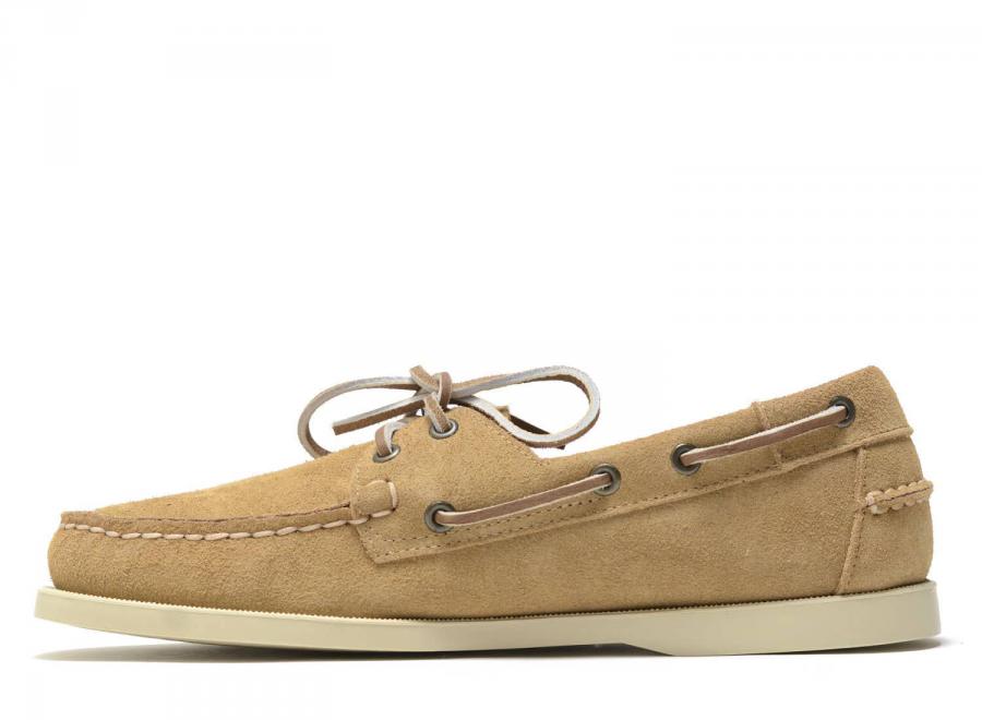 Sebago Docksides Portland Suede Beige Camel - Sebago