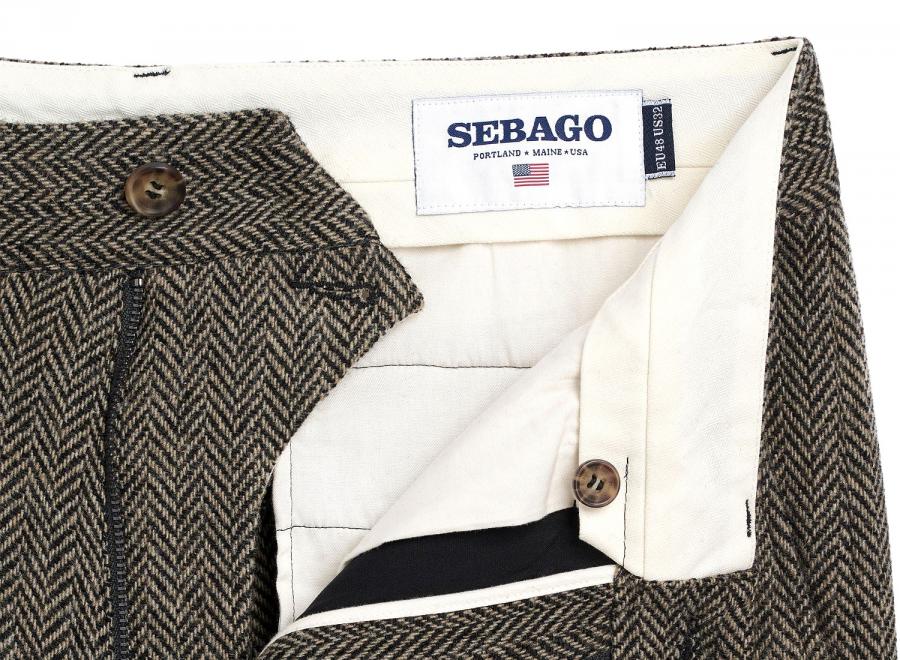 Sebago Rendon Herringbone Warm Grey / Dark Grey 781333W - Sebago
