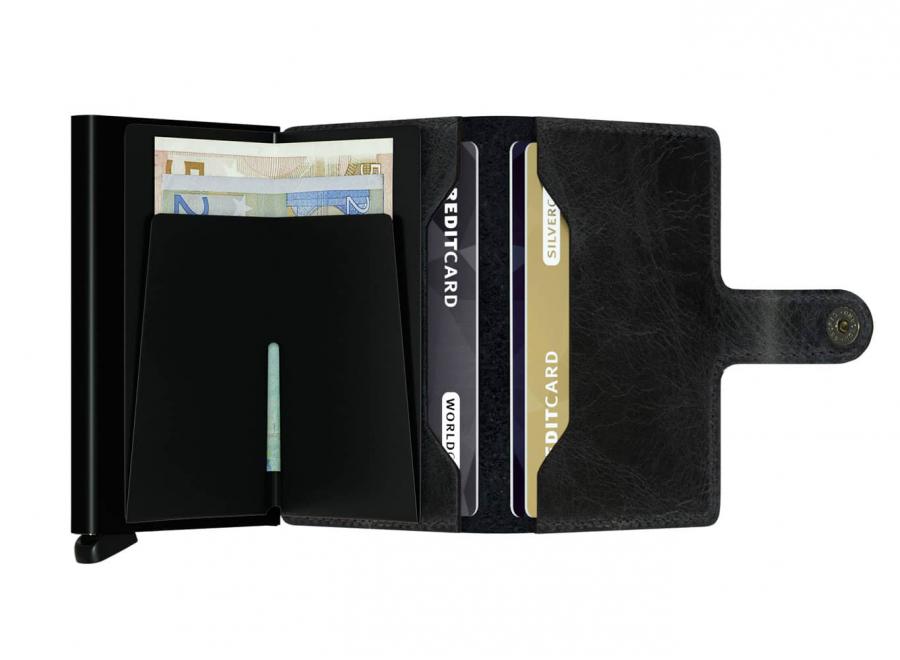 Secrid Mini Wallet Vintage Black - Secrid
