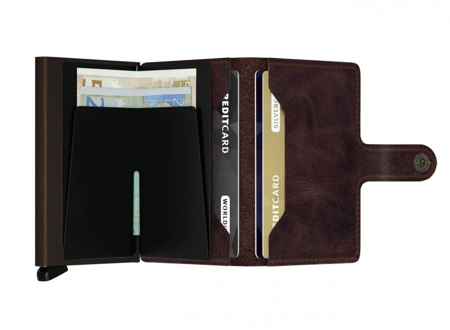 Secrid Mini Wallet Vintage Chocolate - Secrid