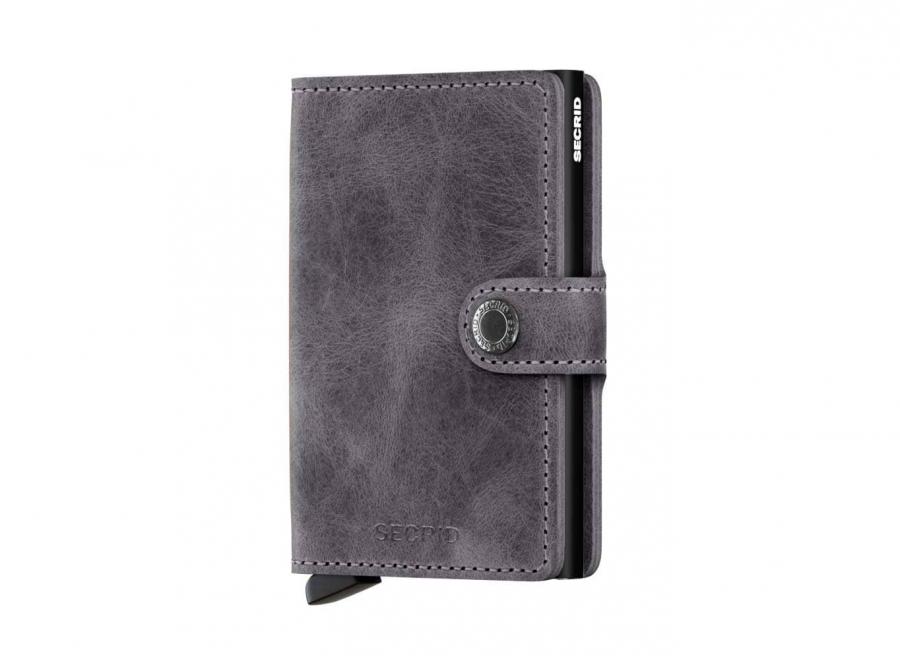 Secrid Mini Wallet Vintage Grey / Black - Secrid