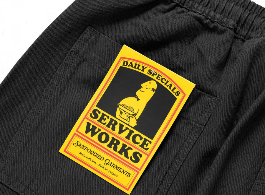 Service Works Classic Chef Pants Black SW001-BLCK - Service Works