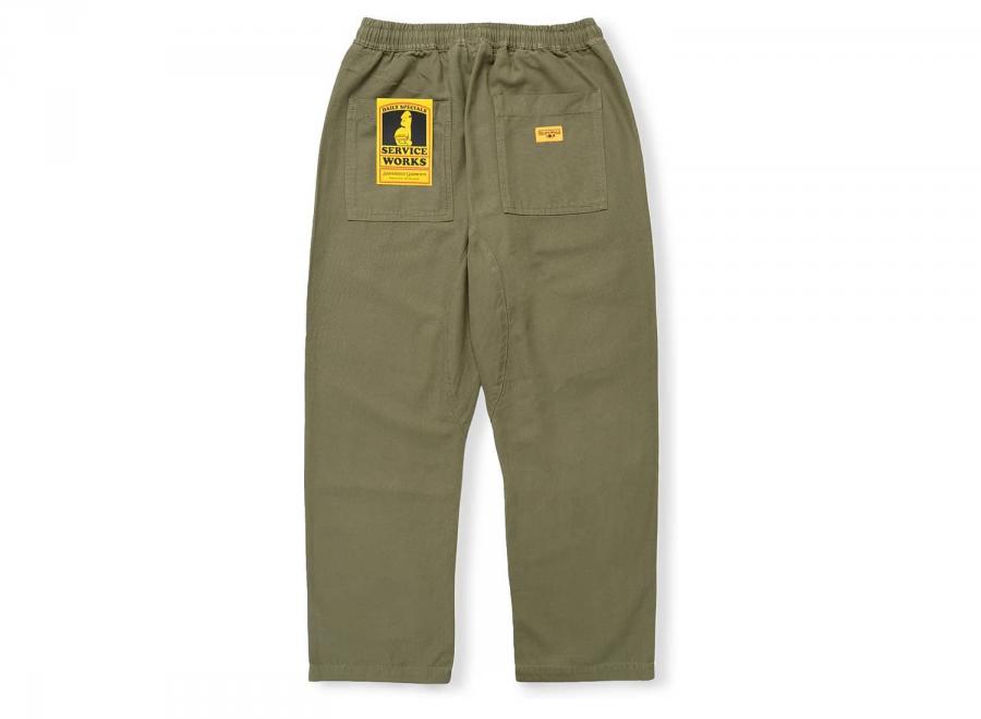 Service Works Classic Chef Pants Olive SW001-OLVE - Service Works