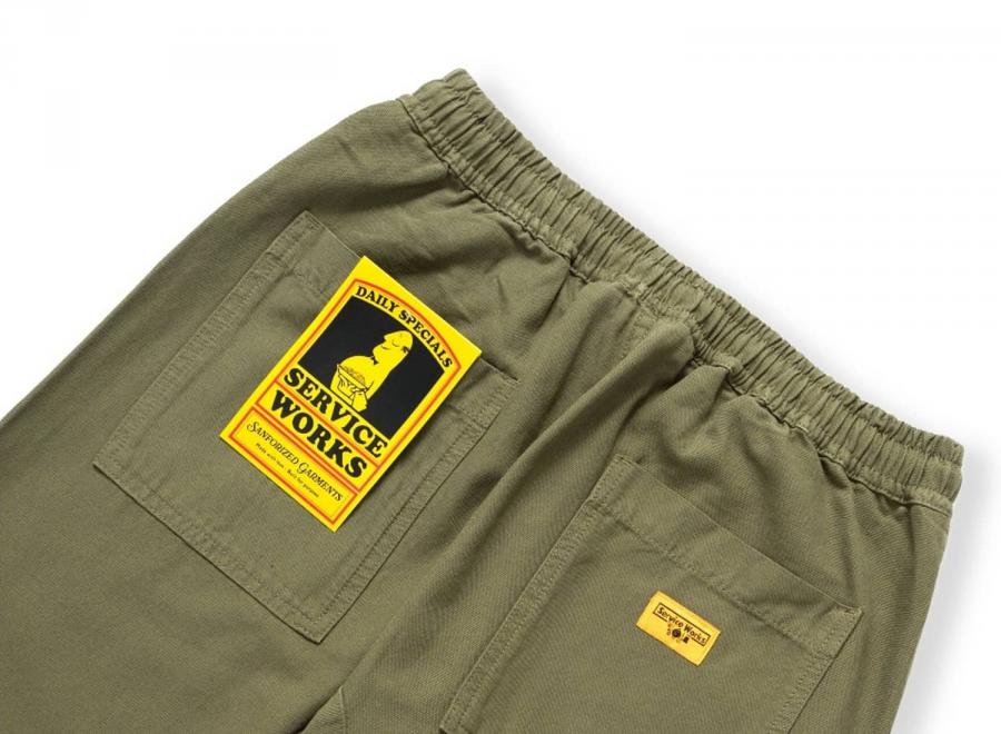 Service Works Classic Chef Pants Olive SW001-OLVE - Service Works