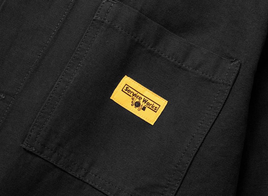 Service Works Classic Chore Shirt Black SW009-BLCK - Service Works