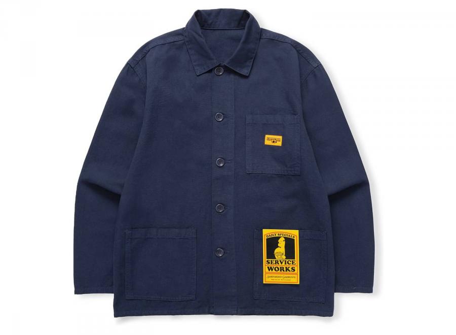 Service Works Classic Chore Shirt Dark Navy SW009-DKNVY - Service Works