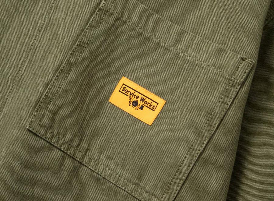 Service Works Classic Chore Shirt Olive SW009-OLVE - Service Works