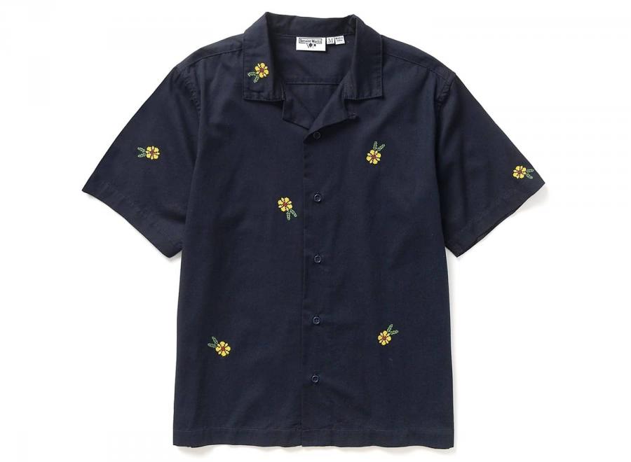 Service Works Cross Stitch Shirt Dark Navy SW-SS26-268 - Service Works