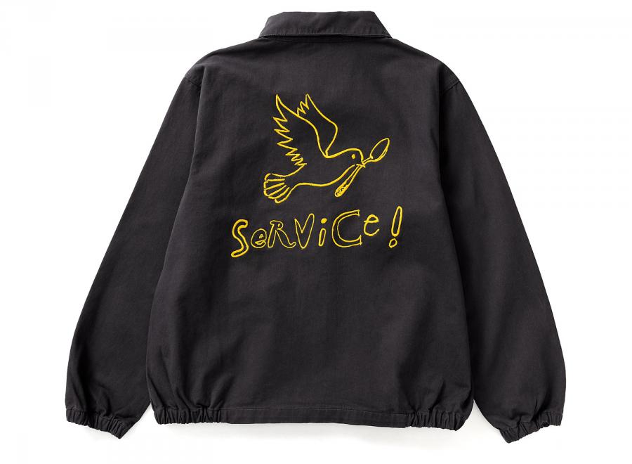 Service Works Dove Work Jacket Black SW349-BLCK - Service Works