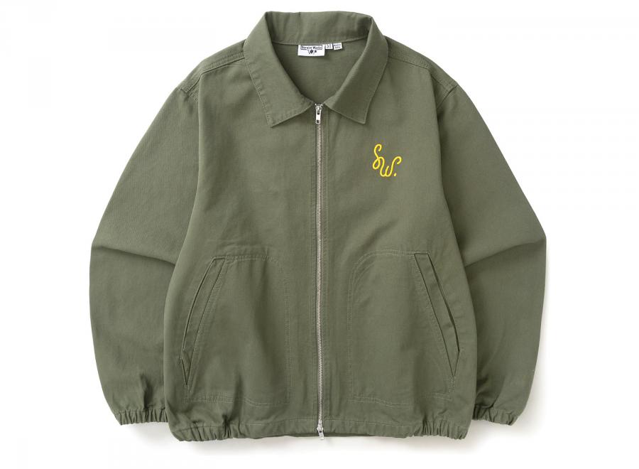 Service Works Dove Work Jacket Olive SW349-OLVE - Service Works
