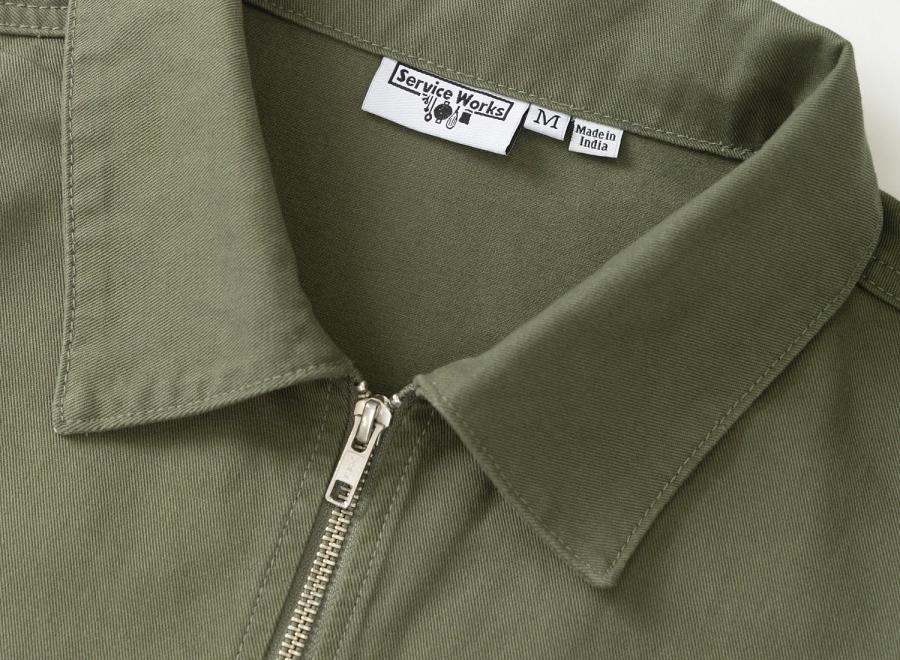 Service Works Dove Work Jacket Olive SW349-OLVE - Service Works